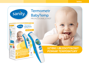 TERMOMETR BABYTEMP SANITY x 1 sztuka