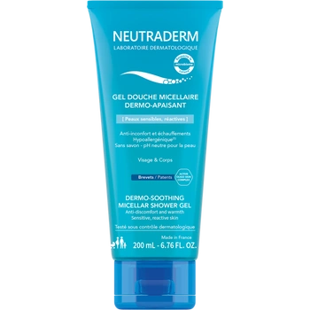 Neutraderm Dermo-Łagodzący Micelarny żel po prysznic, 200ml