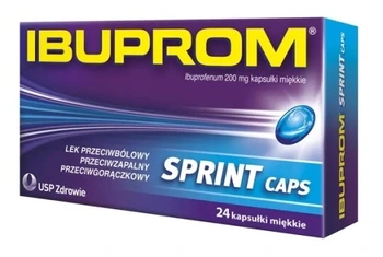 IBUPROM SPRINT CAPS 200 mg x 24 kapsułki miękkie