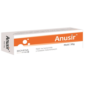 Anusir Maść na hemoroidy z kwasem hialuronowym, 30 g