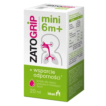Zatogrip Mini 6 m+ Krople, 30 ml