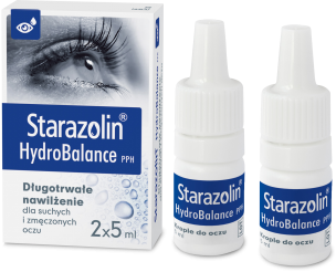 STARAZOLIN HYDROBALANCE krople do oczu 2 x 5 ml