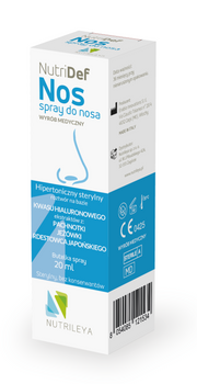 NutriDef Nos Spray hipertoniczny, 20 ml