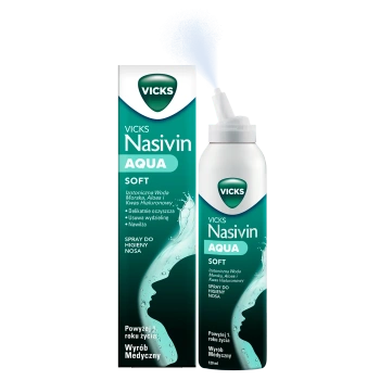 Vicks Nasivin Aqua Soft Spray do nosa, 120 ml