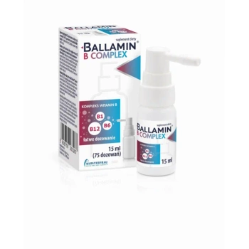 Ballamin B Complex Witamina B1, B6, B12, 15 ml
