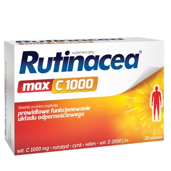 Rutinacea Max C 1000, 30 tabletek