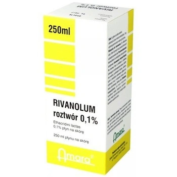 RIVANOLUM roztwór 0,1% płyn na skórę 250 ml