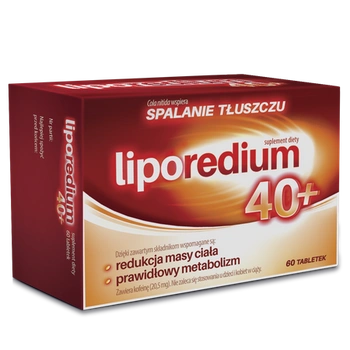 Liporedium 40+, 60 tabletek
