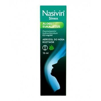 Nasivin Sinex Aloes i Eukaliptus, spray do nosa,15ml