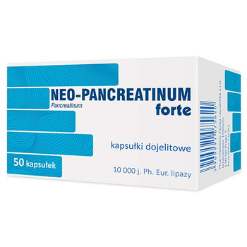NEO-PANCREATINUM FORTE 10000 x 50 kapsułek 