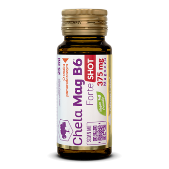 Olimp Chela-Mag B6 Forte Shot smak pomarańczowy, 25 ml