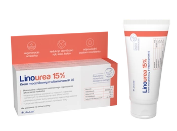 LINOUREA 15% Krem mocznikowy z witaminami A i E 50ml