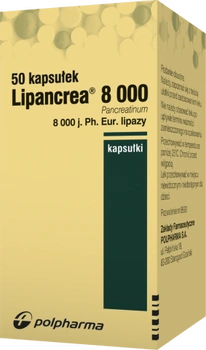 Lipancrea 8000, 50 kapsułek
