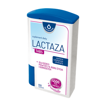 Lactaza TABS tabletki, 100 sztuk