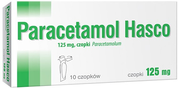 PARACETAMOL HASCO 125 mg x 10 czopków