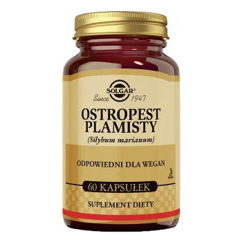 Solgar Ostropest Plamisty, 60 kapsułek