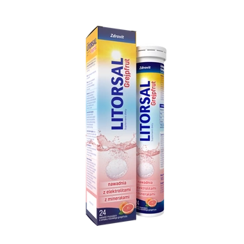 LITORSAL ZDROVIT Grejpfrut,  24 tabletki musujące