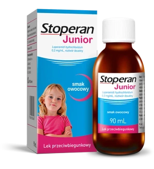 Stoperan Junior 0,2 mg/ml Smak jagodowy, 90 ml