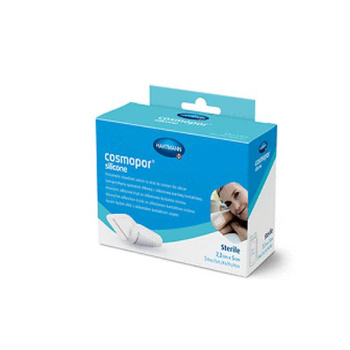 Opatrunek COSMOPOR Silicone 7,2cm x 5cm, 5 sztuk 