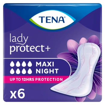 Tena Lady Maxi Night Podpaski urologiczne, 6 sztuk