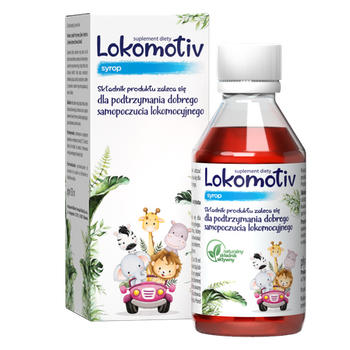 LOKOMOTIV syrop o smaku landrynkowym, 130 ml