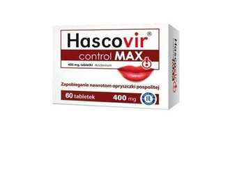 HASCOVIR Control Max 400mg, 60 tabletek
