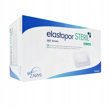 Elastopor Steril Opatrunek jałowy 8x15cm, 30 sztuk