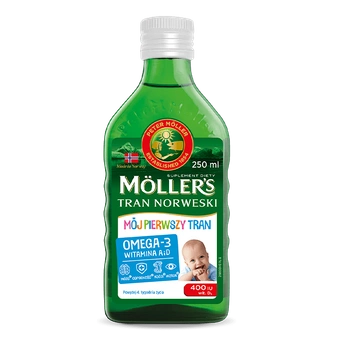 MOLLER'S MÓJ PIERWSZY TRAN NORWESKI płyn 250 ml