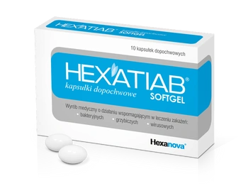 Hexatiab Softgel kapsułki dopochwowe, 10 sztuk