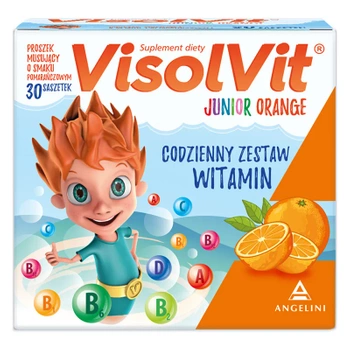 VISOLVIT JUNIOR o smaku pomarańczowym / 30 saszetek