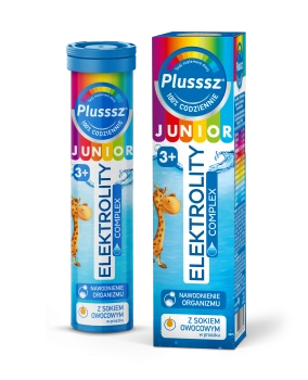 Plusssz Junior Elektrolity Complex, 20 tabletek musujących