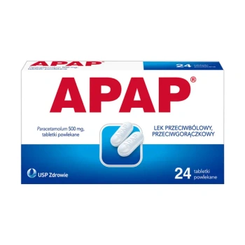 APAP 500 mg,  24 tabletki powlekane
