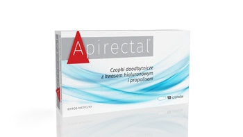 Apirectal czopki doodbytnicze x 10 sztuk 