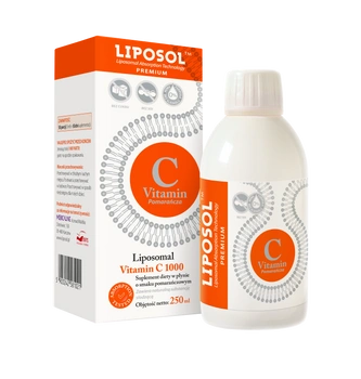 Aliness Liposol C 1000™ Liposomalna Witamina C Smak pomarańczowy, 250 ml