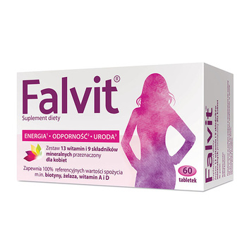 Falvit®, witaminy dla kobiet, 60 tabletek