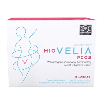 Miovelia PCOS Wsparcie gospodarki hormonalnej dla kobiet w każdym wieku - kapsułki, 60 sztuk