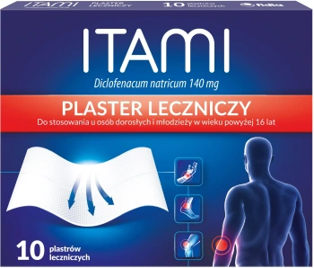 ITAMI 140 mg plaster leczniczy x 10 sztuk