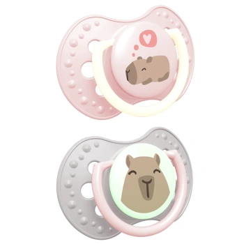 Lovi CapiChill Girl Smoczek dynamiczny 18m+, 2 sztuki