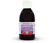 Gencjana 1% roztwór spirytusowy x 20g