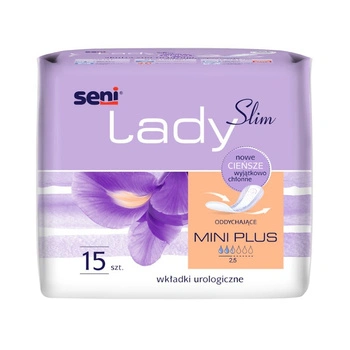 Seni Lady Slim Mini Plus Wkładki urologiczne, 15 sztuk