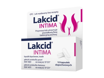 Lakcid Intima kapsułki dopochwowe, 10 sztuk