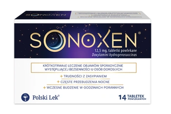Sonoxen 12,5 mg, 14 tabletek powlekanych