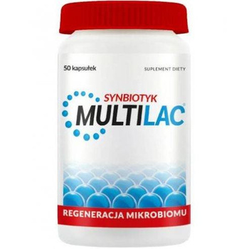 Multilac kapsułki, regeneracja mikrobiomu, 50 sztuk 