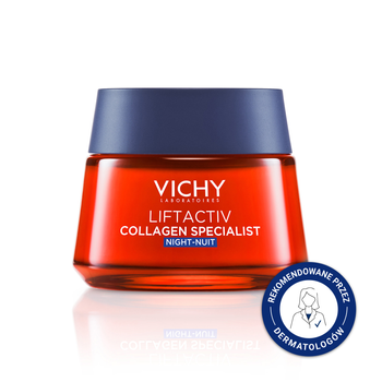 VICHY LiftActiv Collagen Specialist Krem na noc, 50ml DATA WAŻNOŚCI: 02/2026