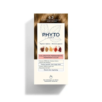 PHYTO COLOR 6.3 Farba do włosów/Ciemny złoty blond 