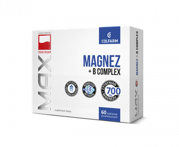 MAGNEZ + B COMPLEX x 60 tabletek