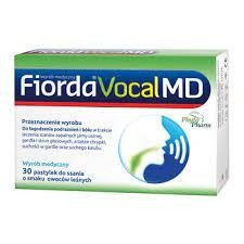 FIORDA Vocal MD o smaku owoców leśnych x 30 pastylek do ssania