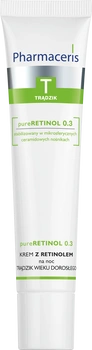 PHARMACERIS T pureRETINOL 0.3 Krem z retinolem na trądzik wieku dorosłego na noc, 40 ml