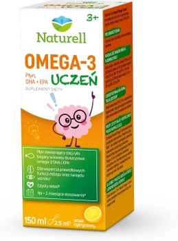 Naturell Omega 3 Uczeń, 150 ml