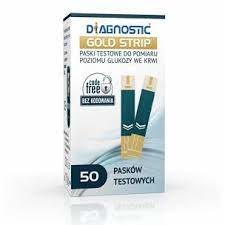 DIAGNOSTIC GOLD STRIP test paskowy, 50 sztuk